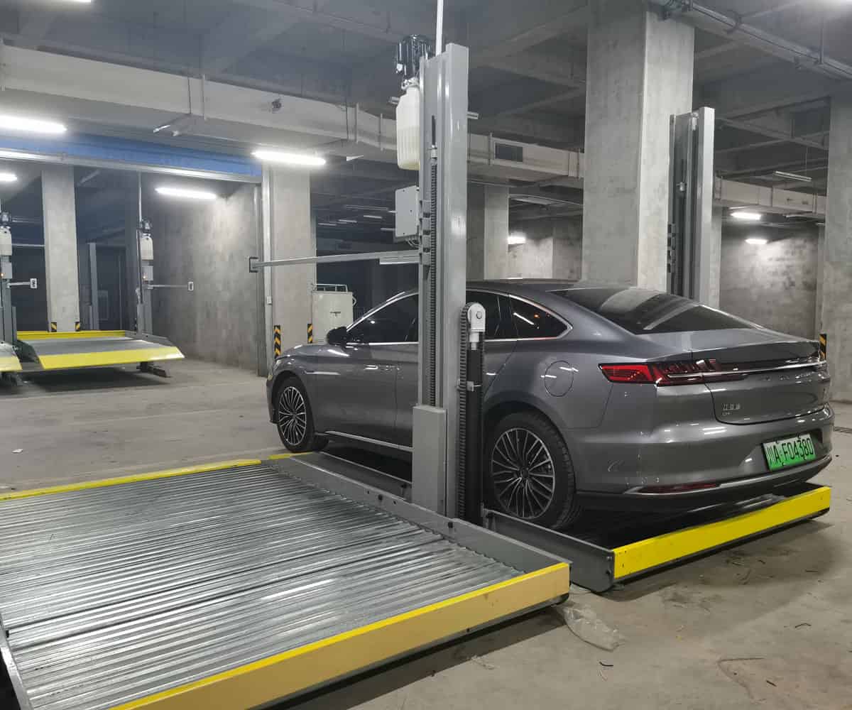 富順雙層升降平移式機械停車場回購