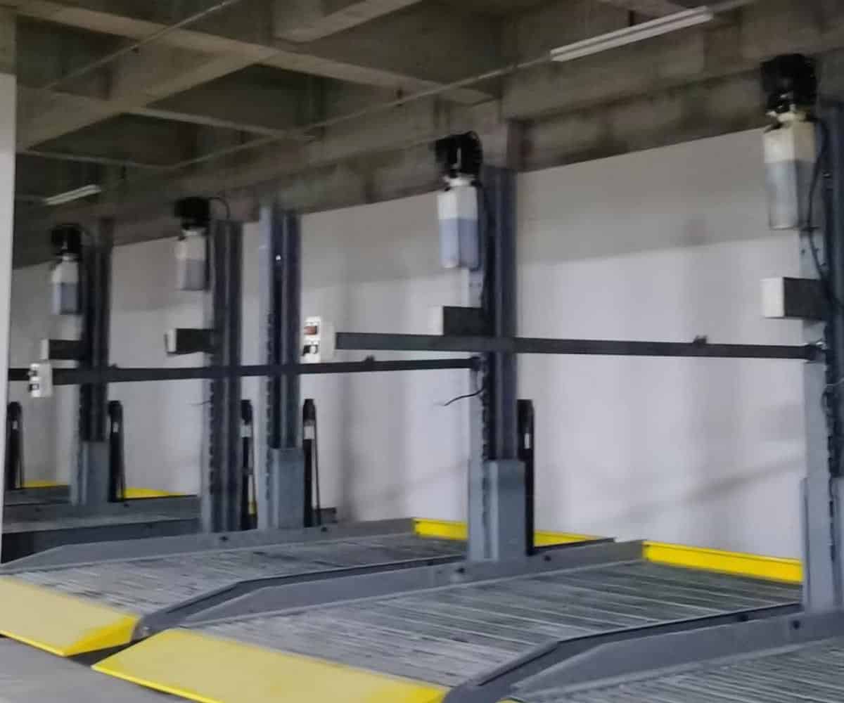 新都兩層升降立體停車庫(kù)回收