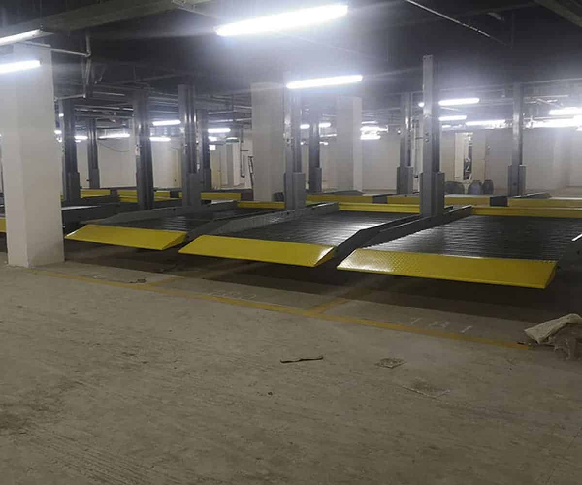 雷波二層PSH型停車位拆除