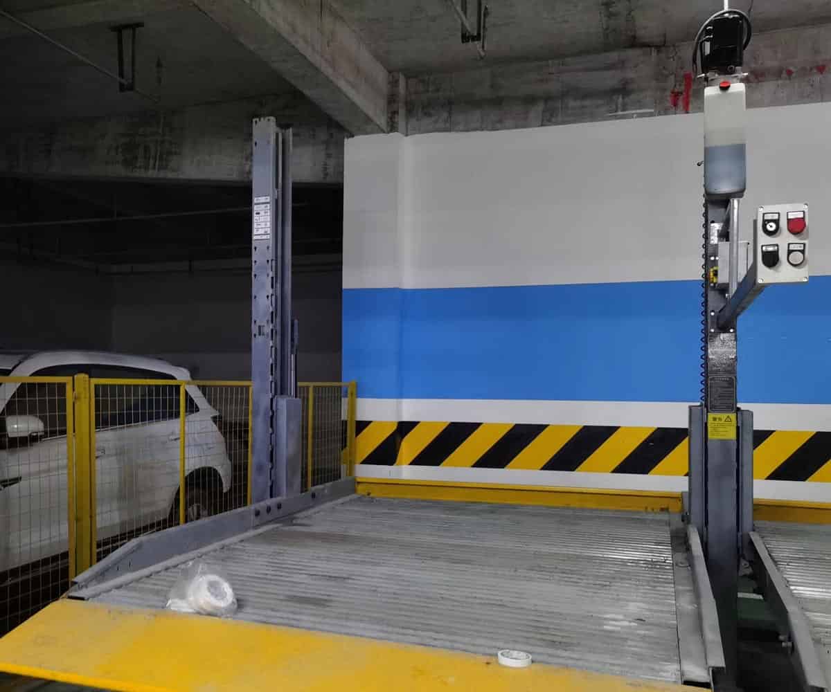 巴中兩層簡易升降立體車位改造