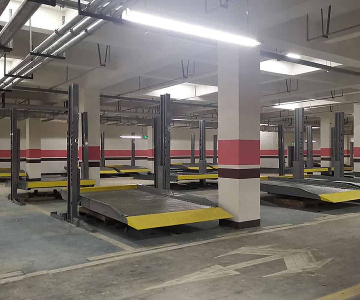 旌陽二層升降式立體車庫短租