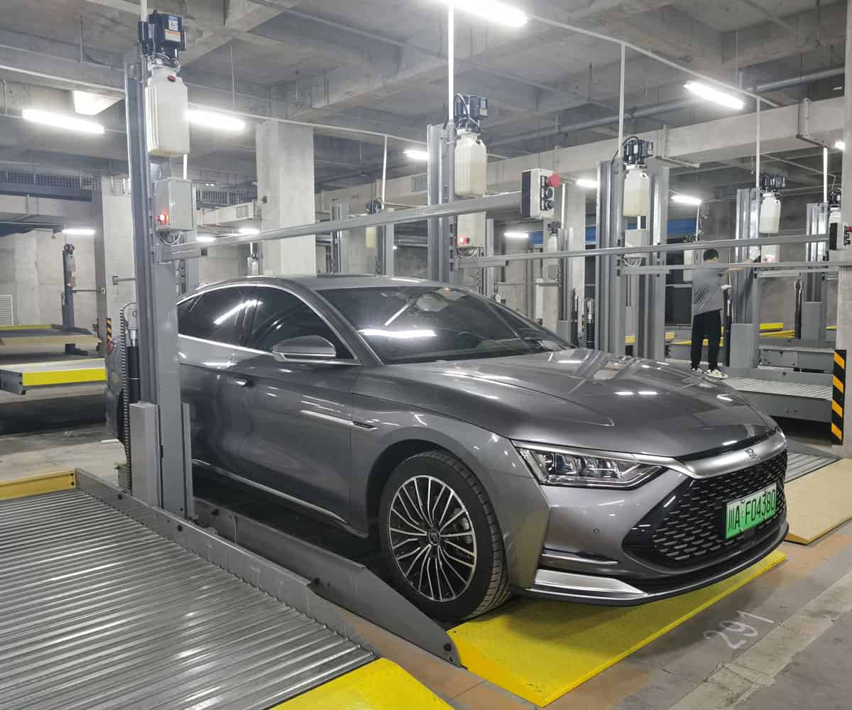 郫都四柱簡(jiǎn)易式機(jī)械立體車庫租賃