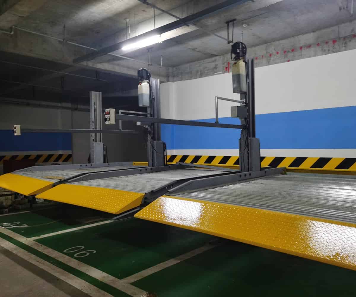 溫江雙柱停車設備