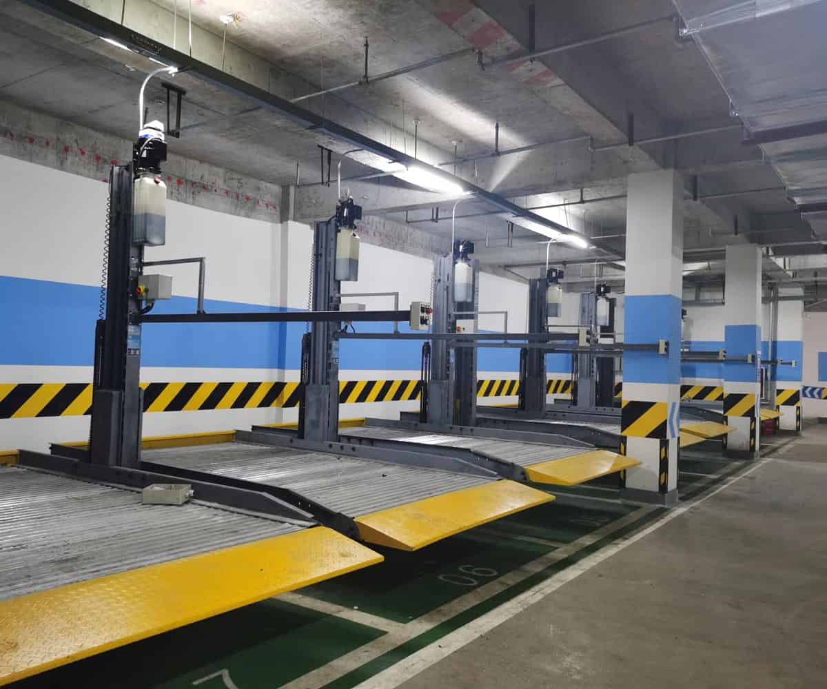 綿竹家用簡(jiǎn)易式機(jī)械車庫