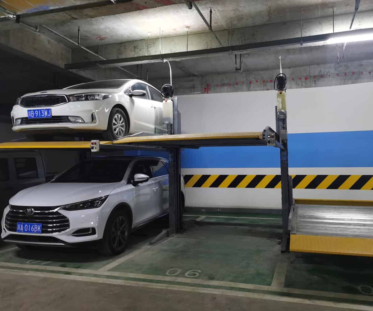遂寧二層簡易升降類立體停車庫
