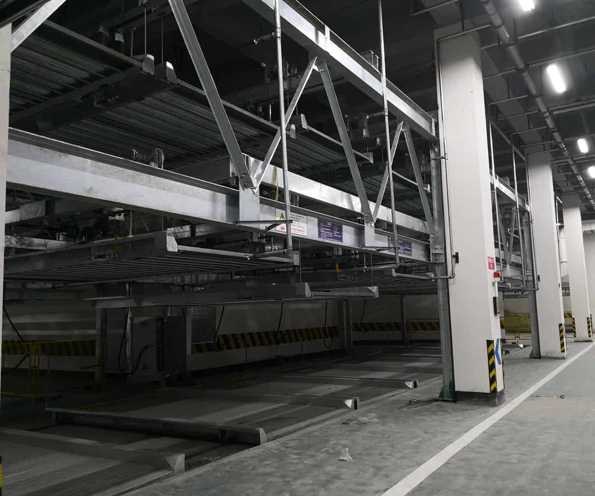 汶川負一正二地坑PSH3D1三層升降橫移機械式立體停車設(shè)備